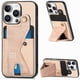 thumbnail image 1 of Funda Resistente para iPhone 16 Pro con Tarjetero y Soporte, Diseño Magnético Blanco, 1 of 5