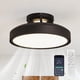 thumbnail image 1 of Ventilador de techo sin aspas Monikessy 48 cm negro con luces, 1 of 9