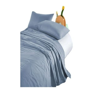 Decoideasemi Spa - Cubrecama Extra Delgado Azul 2 Plaza