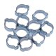 thumbnail image 4 of CLIPS DOBLES PARA OREJAS DE 15-18 MM, ABRAZADERA O, ACERO ZINCADO, PAQUETE DE 10, 4 of 5