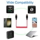 thumbnail image 3 of Cable Adaptador De Audio Usb c En Espiral Rojo De 50 Cm, 3 of 5