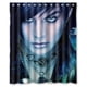 thumbnail image 1 of Cortina de ducha Adam Lambert, juego de cortinas de baño con ganchos, tamaño 60 x 72 pulgadas, 1 of 3