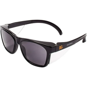 Gafas De Seguridad Kleenguard Maverick Lente Ahumada Montura Negra