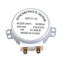 Magideal - Carrusel De Motor Síncrono Sincrónico De 4 W Y 4 Rpm, Actualización Robusta, Horno De Cocina Portátil De 220-240 V, Mantenimiento, Plato Giratorio