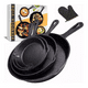 thumbnail image 1 of Set de 4 sartenes de hierro fundido, skillet, 1 of 3