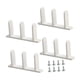 thumbnail image 4 of 4 Guías Inferiores Para Puertas Corredizas De Cocina, Revestimiento Interior, Armario, Guías De Suelo Para Puertas, Color Blanco, 4 of 5