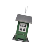 Magideal - Casas De Pájaros Para Al Aire Libre, Cáscara De Alimentación De Pájaros, Decoración De Jardín Multifuncional De Alimentación Para Pájaros A Prueba De