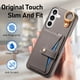 thumbnail image 4 of Funda FOXDOCK para Samsung Galaxy S26 Pro Soporte múltiple, diseño con anillo, función billetera y protección avanzada-gris plateado, 4 of 6