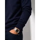 thumbnail image 3 of Poleron Polo Cuello Redondo 300g De Hombre 70/30 Basico M Azul Marino Lisa, 3 of 3