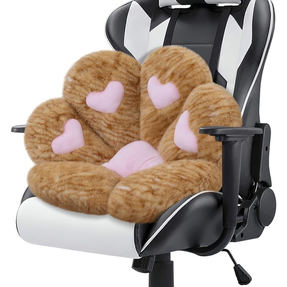 Cojín MOONBEEKI de 71 cm con forma de pata de gato, peluche y cómodo