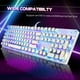 thumbnail image 2 of Teclado mecánico para juegos YSCP, estilo máquina de escribir RGB, 104 teclas, 2 of 3