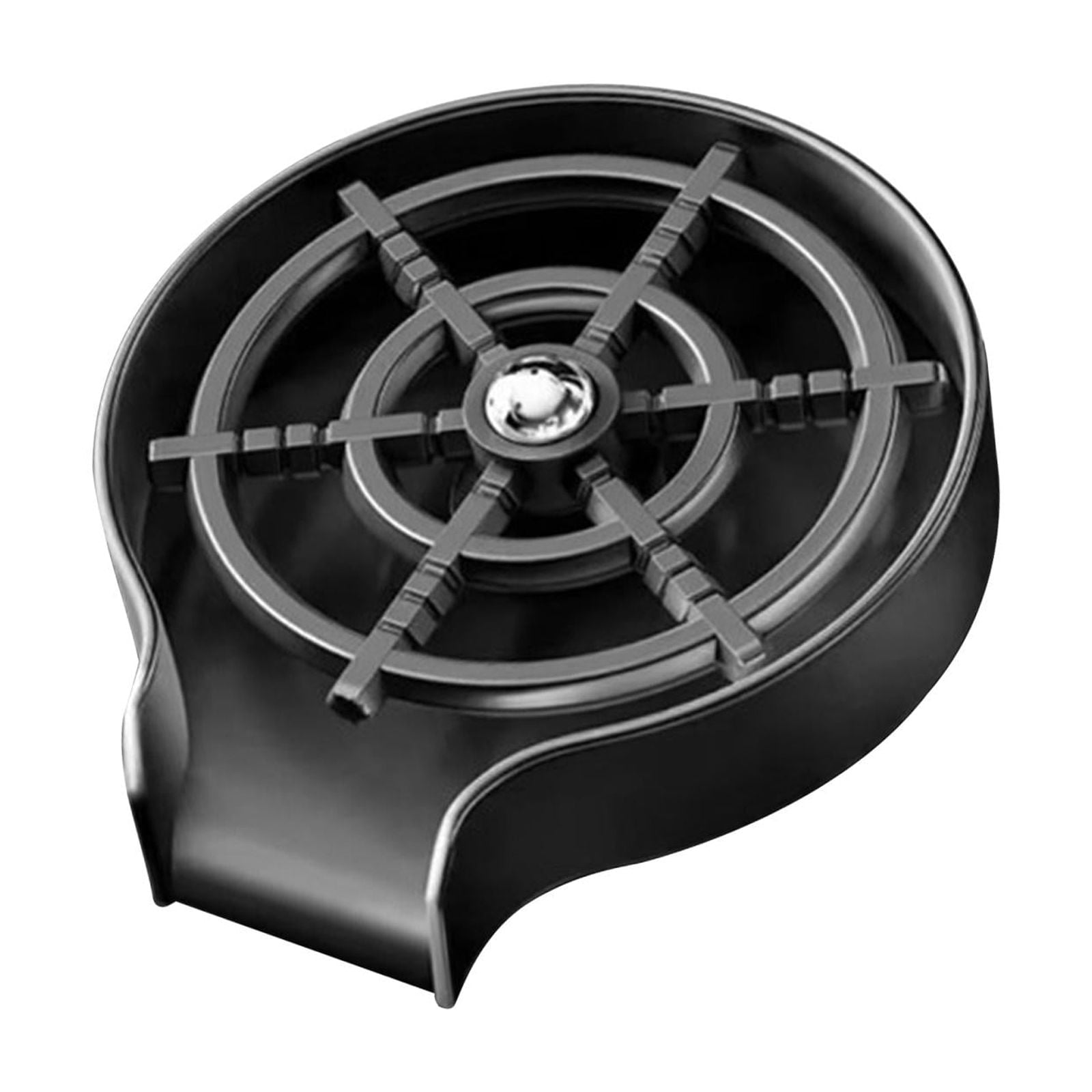 Bothyi - Limpiador De Vasos Para Grifo, Limpiador De Cristalería, Limpieza Rápida, Fregadero De Cocina, Enjuagador De Vidrio, Negro