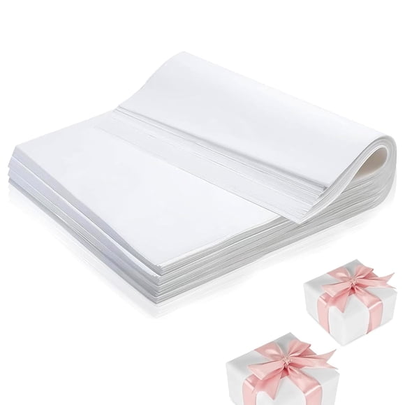 Paquete de 200 hojas de papel kraft blanco 46 × 61 cm (18 × 24 pulg.) – Shinok