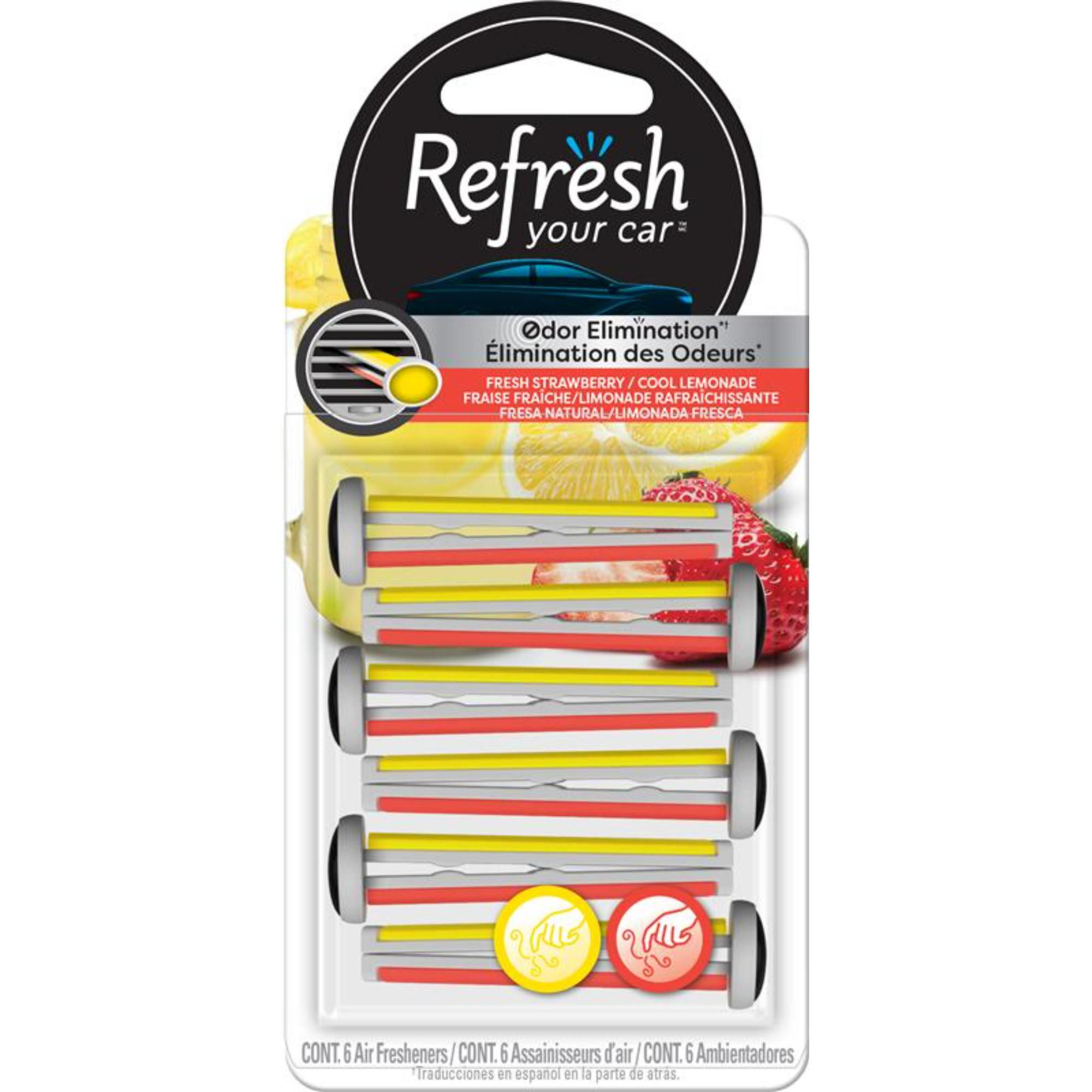 Aromatizante De Auto Vent St Strawberry/lemonade X6 Refresh