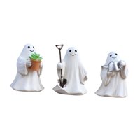 Bothyi - 3 Figuras De Fantasmas Para Macetas, Decoración De Mesa, Hogar Y Patio.