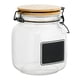 thumbnail image 3 of Canister Vidrio 1 Litro Tapa Bambú, 3 of 4