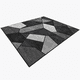 thumbnail image 1 of Alfombra Grande 150x200 cm para Dormitorio o Living Modelo Círculo Flores, 1 of 2