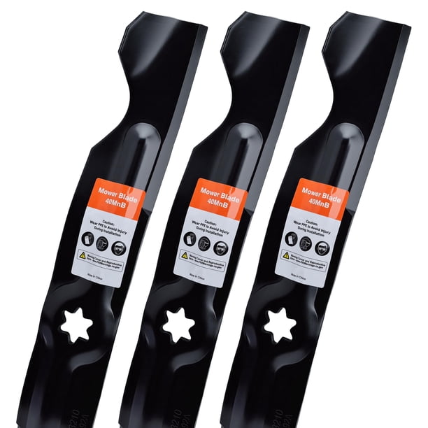 Cuchillas para cortacésped Grasscool 942-04053C para plataforma de 50" con estrella de 6 puntas