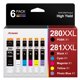 thumbnail image 1 of Cartuchos de tinta Acaves PGI-280XXL/CLI-281XXL para Canon TR8620, 1 of 7