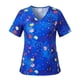 thumbnail image 1 of Delantal Mujer 2540 tela elasticada estampada Rompecabezas, 1 of 3