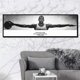 thumbnail image 2 of Cuadro de lienzo con arte de pared para sala de estar, mesita de noche, decoración del hogar, póster de estrella de baloncesto deportivo con alas de Michael Jordan, pintura en lienzo HD de 50 x 150 cm, 2 of 6
