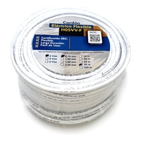 Cable Cordón Eléctrico Sil Flexible 2X0,75Mm2 50M Blanco Sec