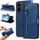 thumbnail image 1 of Funda con Cremallera para Xiaomi Poco C85, Carcasa Cartera de Cuero PU con Soporte y Tarjetero, 1 of 5