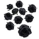 thumbnail image 3 of 10 Uds Cabezas De Flores De Seda Artificiales Arreglos Florales Para Fiesta Artesanal Negro, 3 of 3