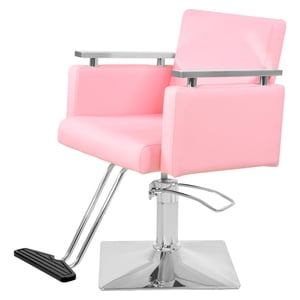 Nanofort - Silla Sillon Barberia Estetica Hidraulico De Respaldo Fijo