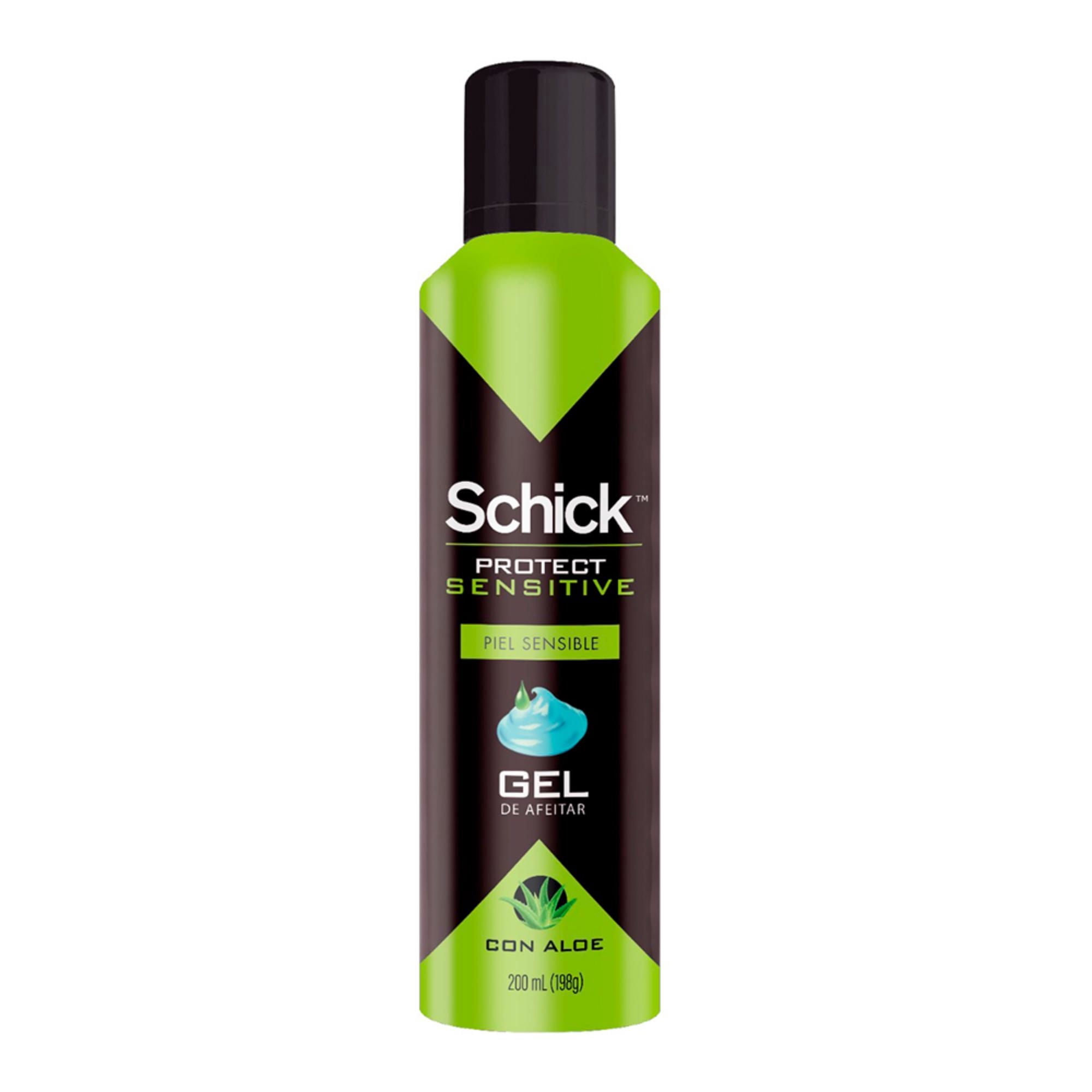 Gel De Afeitar Piel Sensible Con Aloe Vera Spray 200 ml Schick