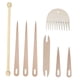 thumbnail image 1 of Kit De Herramientas De Tejido De Madera Para Telar, Tapicería Artesanal, Herramienta De Tapicería De Tejer, 1 of 5