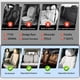 thumbnail image 2 of Fundas de asiento de coche NS YOLO Universal de piel rosa, 5 asientos, 2 of 9