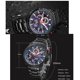 thumbnail image 4 of Reloj Curren 8274 para hombre impermeable de acero inoxidable azul, 4 of 6