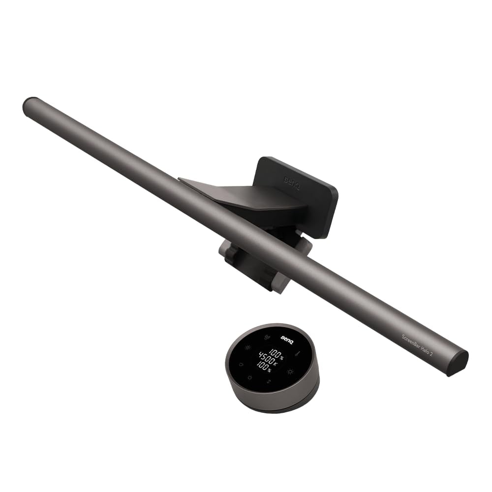 Barra De Luz Para Monitor Benq Screenbar Halo 2 Inalámbrica Para Cuidado De Los Ojos