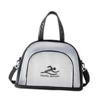 Magideal - Bolsa De Playa Bolso De Hombro Bolsa De Natación Y Organizador Portátil De Pvc Resistente Con Separación Para Ropa Mojada Adecuada Para Viajes Y La P Negro