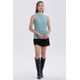 thumbnail image 4 of Polera Mujer Broderie Recogido Celeste, 4 of 4