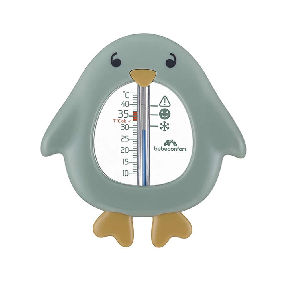 Termometro De Ducha Pingüino Verde Bebé Confort