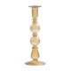thumbnail image 4 of Candelabro De Cristal Soporte Candelabro Decoración Comedor Navidad 8.5x25cm Marrón, 4 of 5