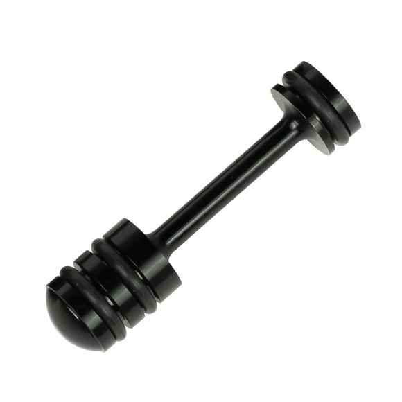 Oil Galley Plug Derale, junta tórica, aluminio anodizado a presión, negro