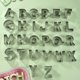 thumbnail image 2 of 26pcs, Large Alphabet Cookie Cutters, Stainless Steel Candy Mold, English Letters Biscuit Molds, Chocolate Cutters, Cake Decorating Molds, Baking Tools, Kitchen Gadgets, Kitchen Accessories, Home Kit, 2 of 4