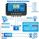 thumbnail image 2 of Controlador Carga Solar Regulador Voltaje 20 Amperios Doble Salida USB Pantalla LCD FIGOIMPORT, 2 of 9