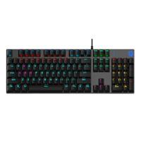Genérico - Teclado Gamer Hp Plunger Qwerty Español Negro Rainbow