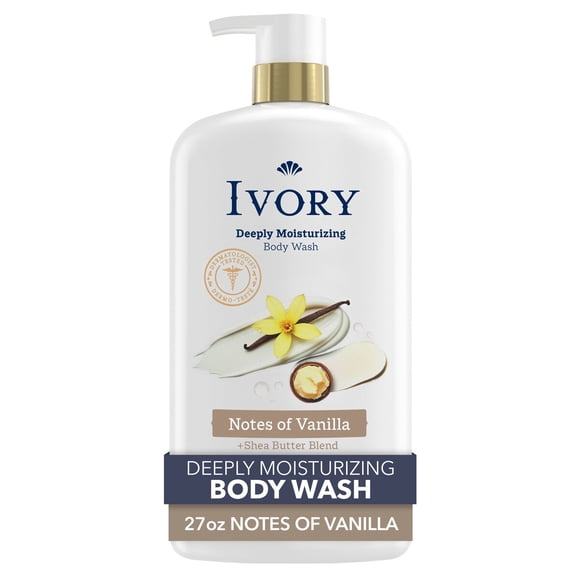 Gel de Baño Ivory 27 oz Hidratante Profundo Aroma Vainilla