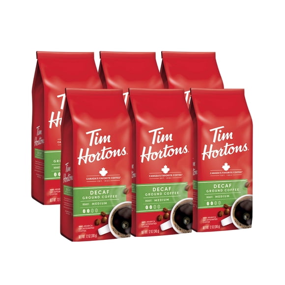 Café molido Tim Hortons descafeinado tostado medio 2,04 kg