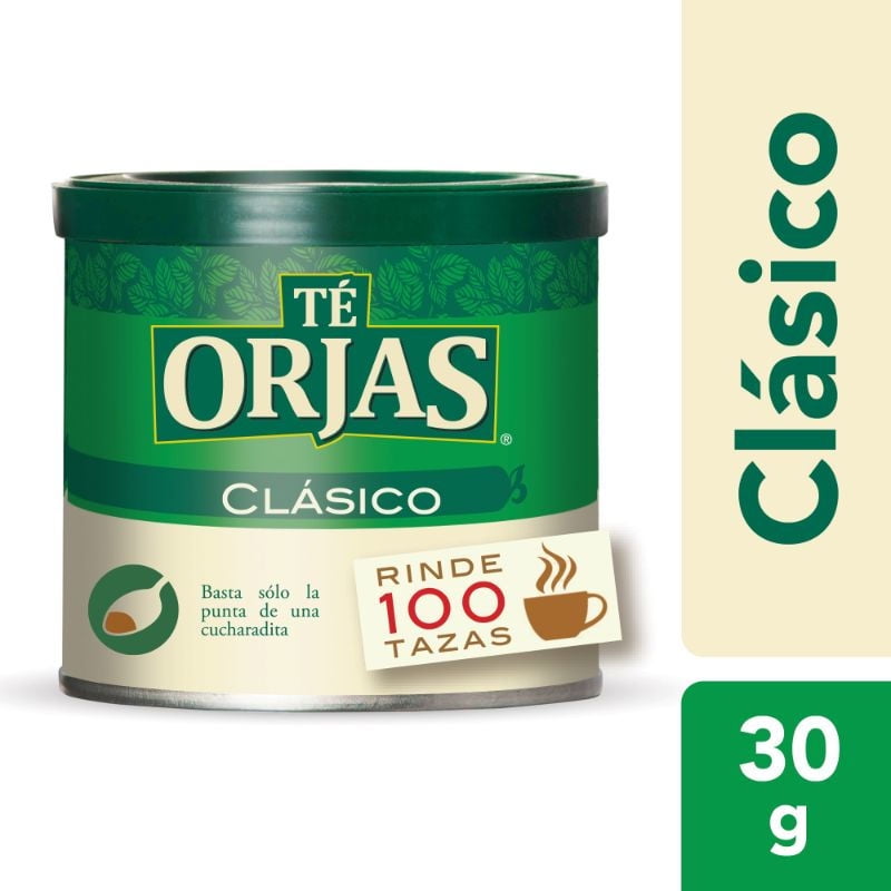 Té Polvo Orjas Lata Caja