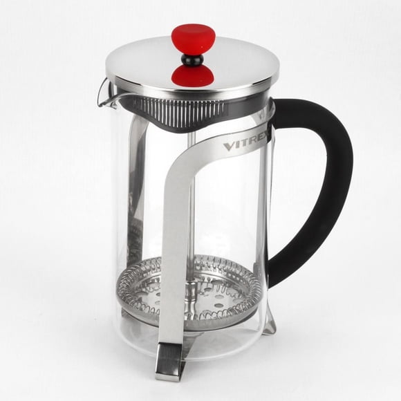 Cafetera de Embolo 600ml Vidrio Templado