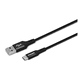 thumbnail image 1 of CABLE DE DATOS Y CARGA PHILIPS USB A TIPO-C DLC2242A NEGRO, 1 of 3