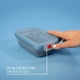 thumbnail image 3 of Contenedor hermetico de alimentos ONECLICK SET Azul 3 Piezas 0.5L Tefal, 3 of 5
