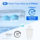 thumbnail image 4 of Dispensador de filtro de agua Waterdrop Alkaline, 40 tazas, con 2 reemplazos, 4 of 8