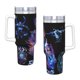 thumbnail image 4 of Blue Beetle Vaso aislado de acero inoxidable con asa, diseño temático, regalo para familia, amigos y fans; incluye pajita y encaja en el portavasos estándar, 40 oz, 4 of 6